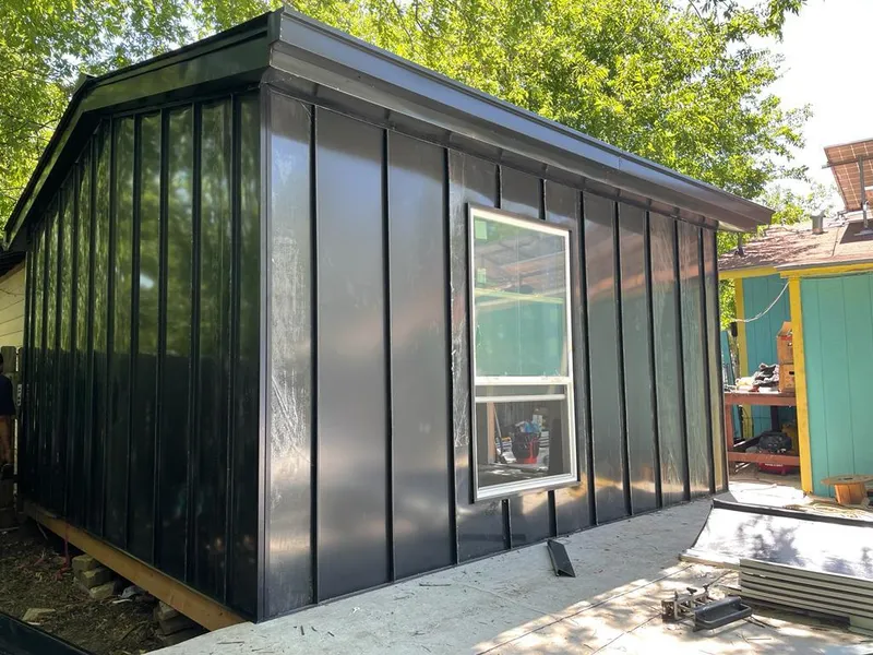 Black standing seam metal wall panels for Metal Roof Installation in Fruitland Park