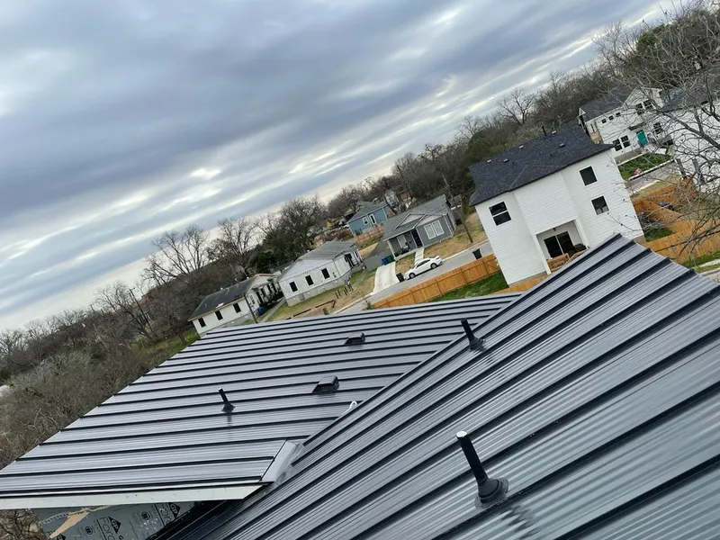 Standing seam metal roof panels with vents for Skylight Repair in Fruitland Park
